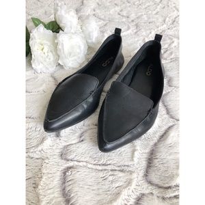 Black Aldo Loafers Size 10